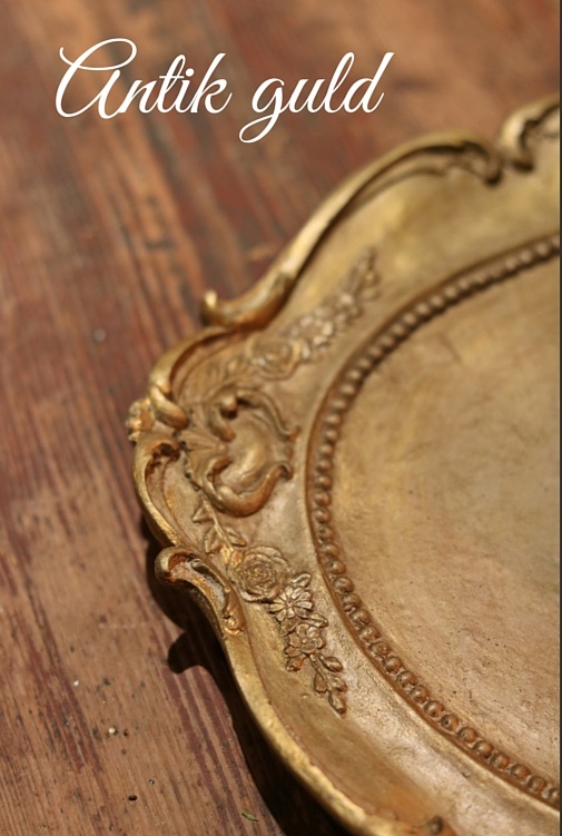 Betongfat antik guld